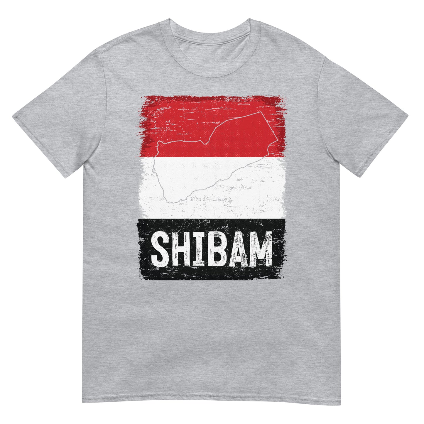 Drapeau et ville du Yémen - Shibam T-shirt unisexe