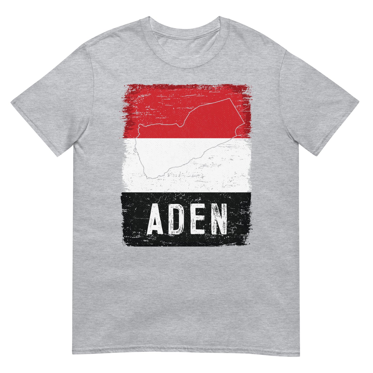 Drapeau et ville du Yémen - Aden T-shirt unisexe