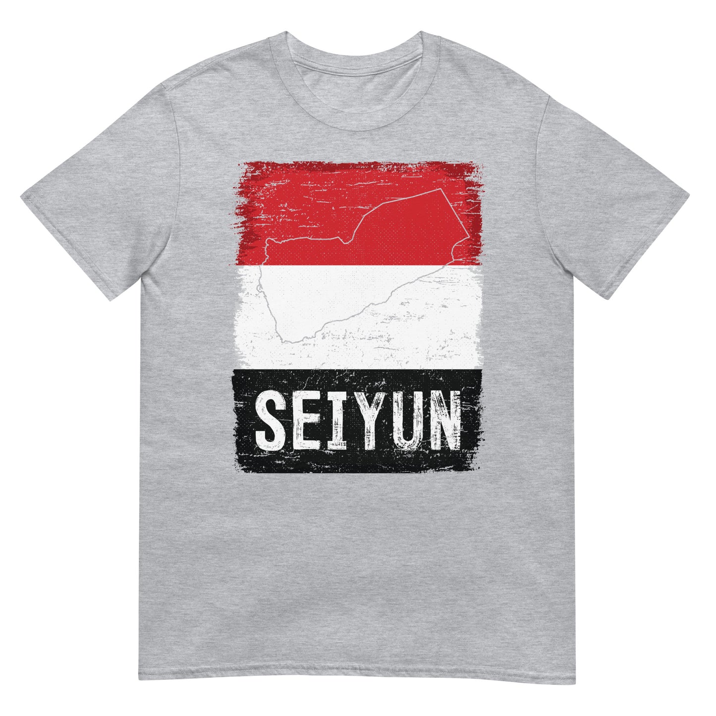 Drapeau et ville du Yémen - Seiyun T-shirt unisexe