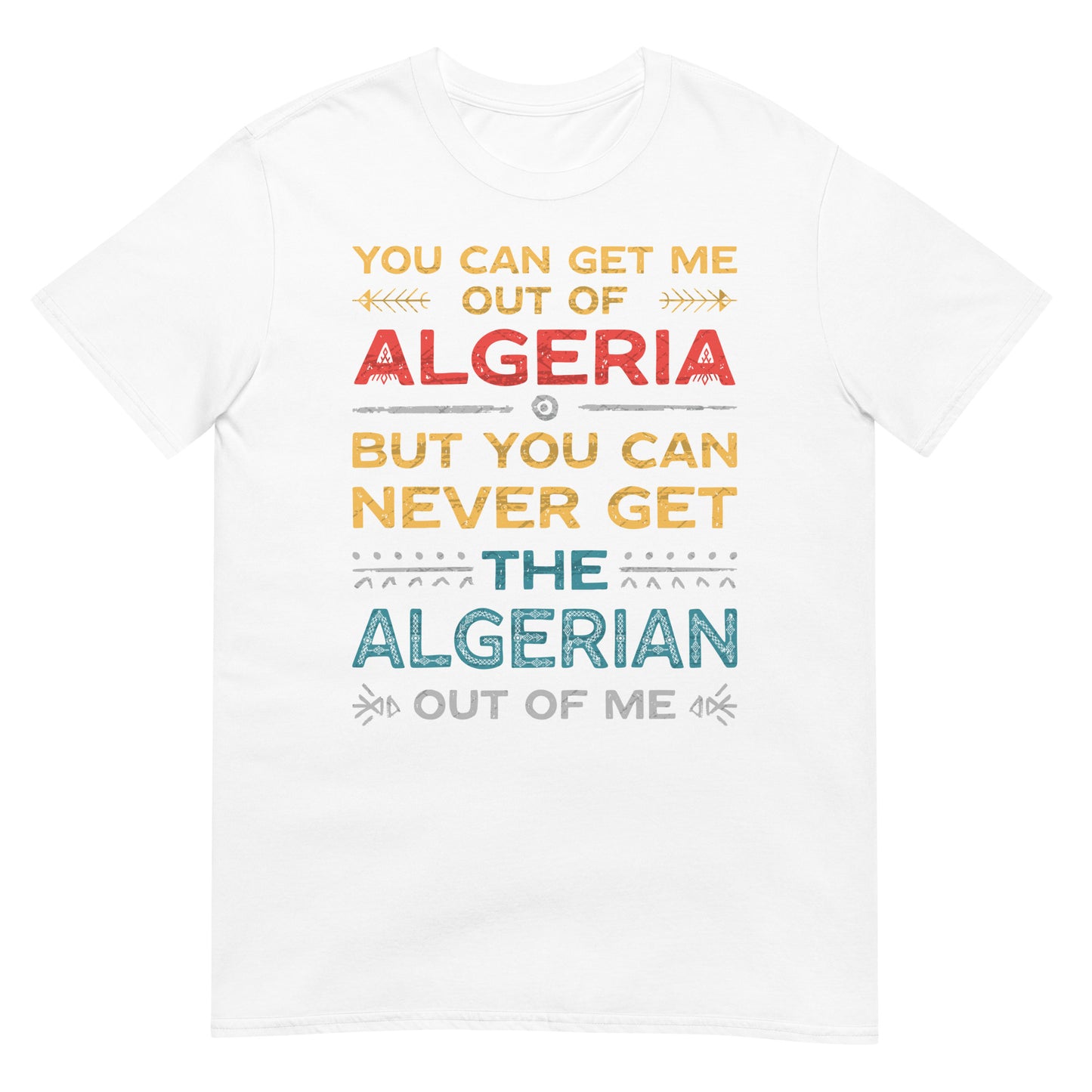 Citation patriotique algérienne T-shirt unisexe