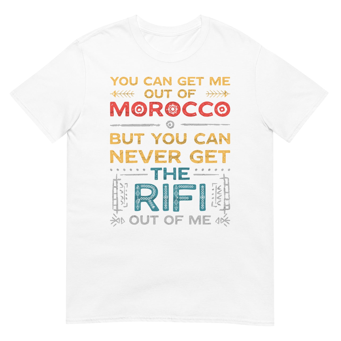 Moroccan Patriotic Quote Unisex T-shirt