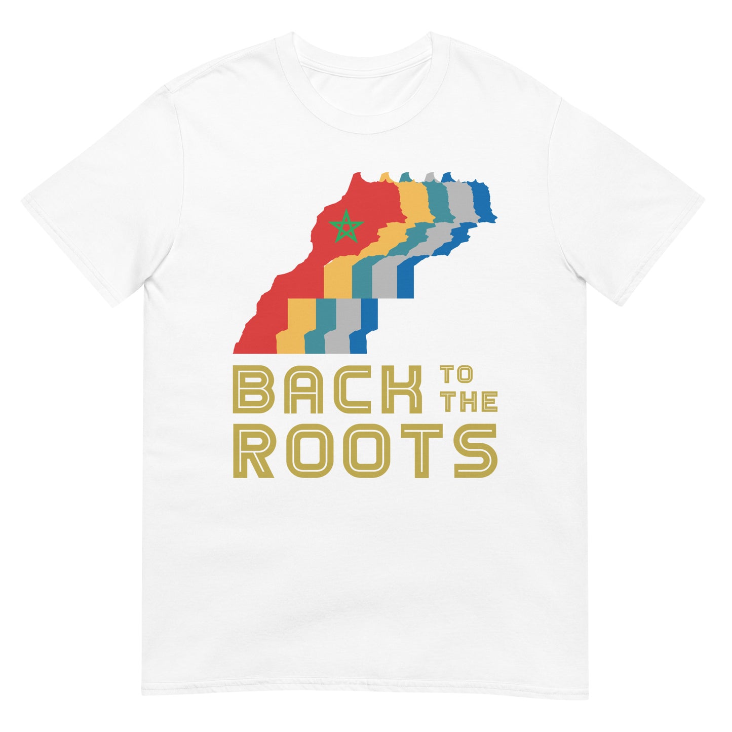 Back to the Roots - Morocco Map Unisex T-shirt