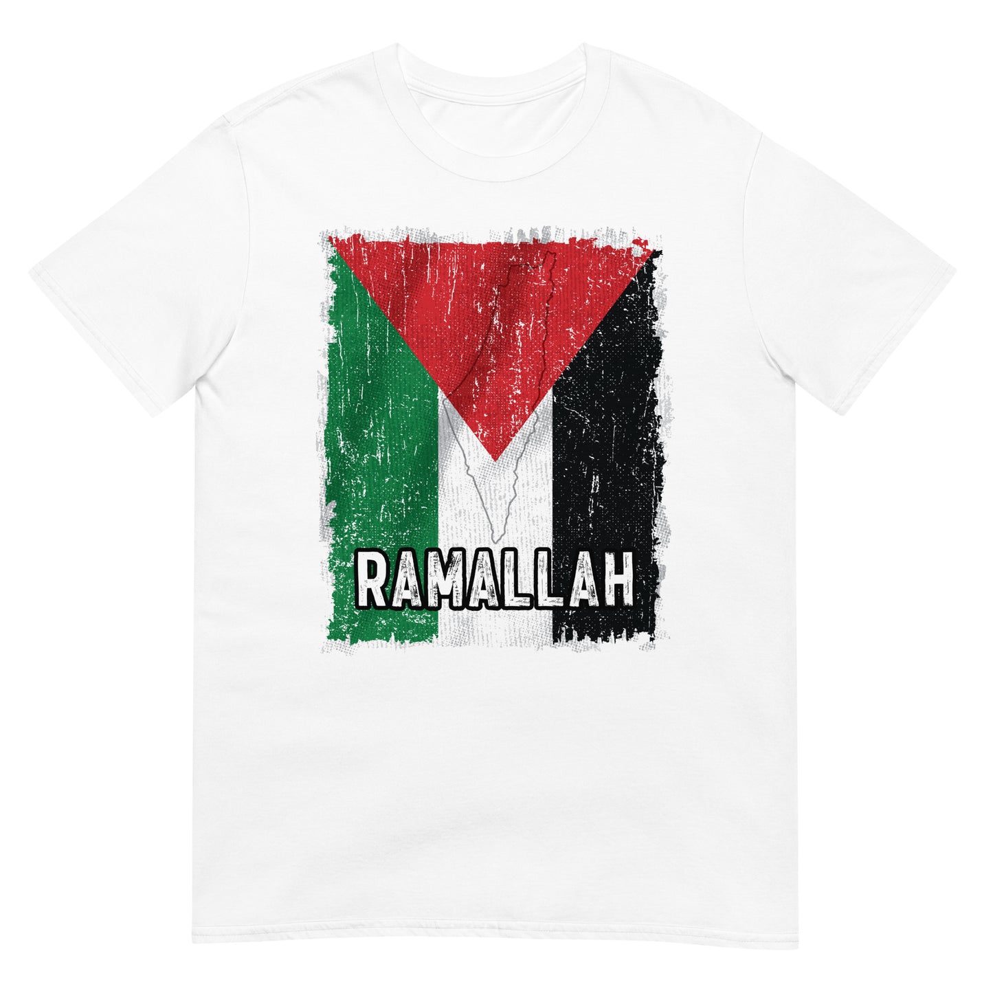 Palästina Flagge &amp; Stadt - Ramallah Unisex T-Shirt