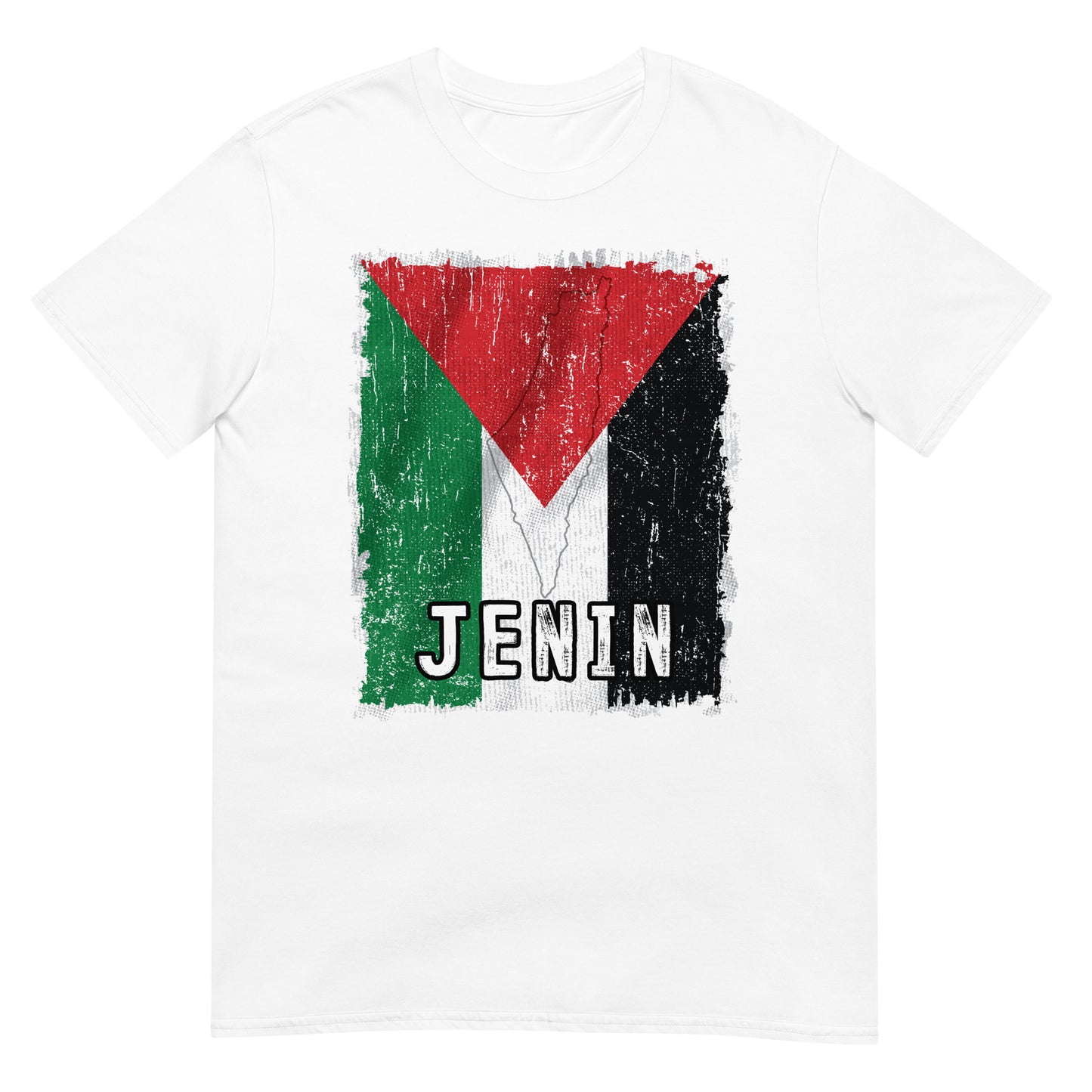 Palestine Flag & City - Jenin Unisex T-shirt