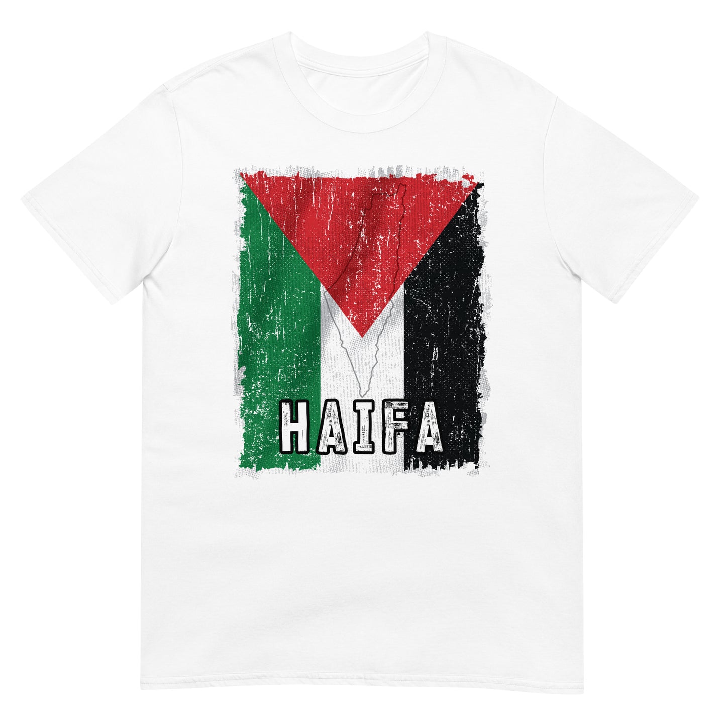 Palästina Flagge &amp; Stadt - Haifa Unisex T-Shirt