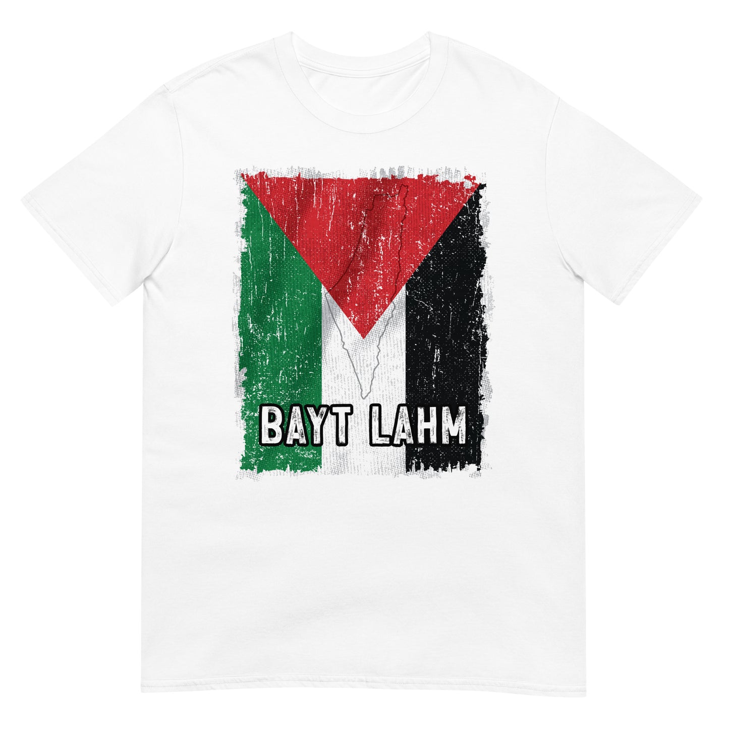 Palästina Flagge &amp; Stadt – Bayt Lahm Unisex T-Shirt