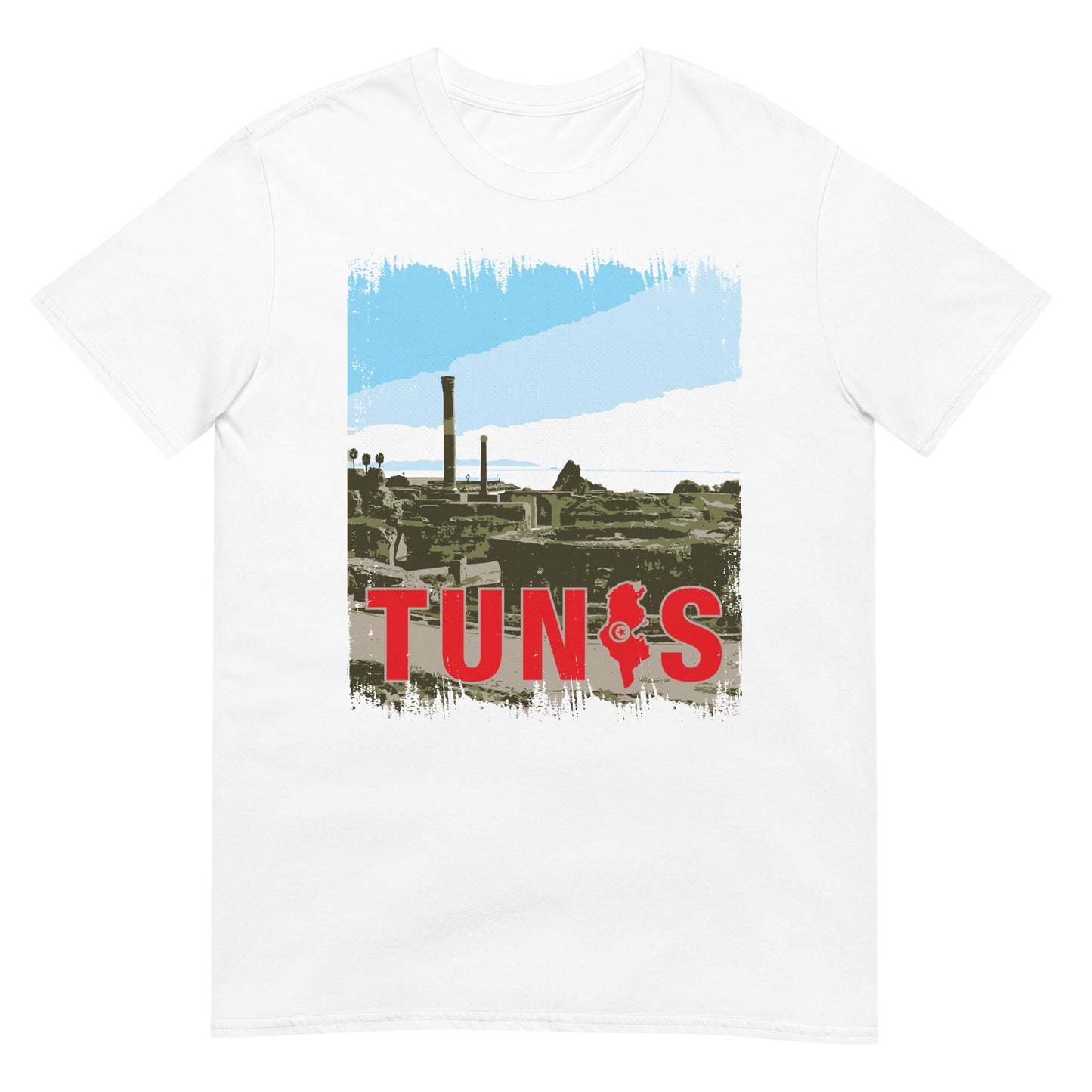 Tunesische Stadt - Tunis Karthago Unisex T-Shirt