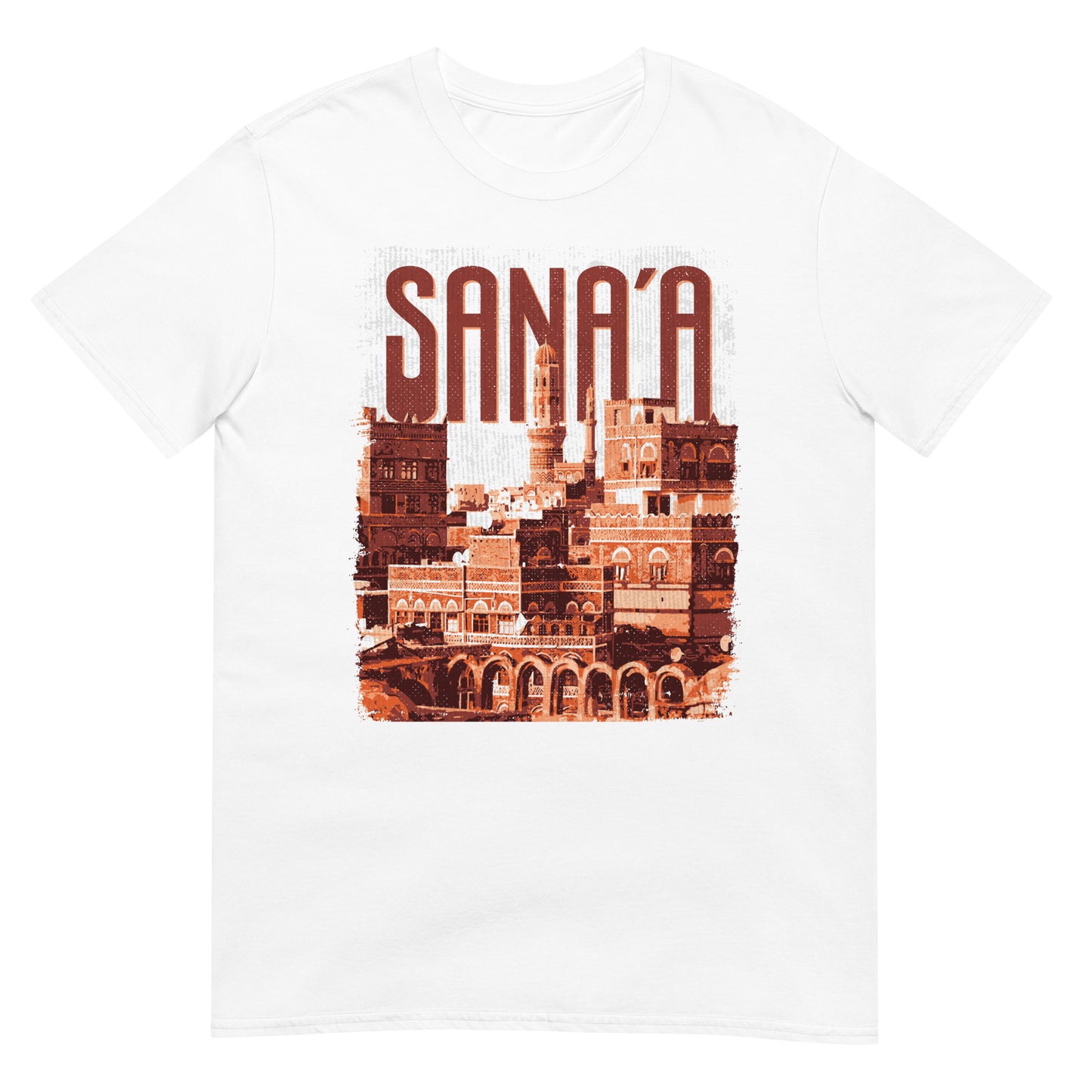 Ville du Yémen - Vieille ville de Sanaa T-shirt unisexe