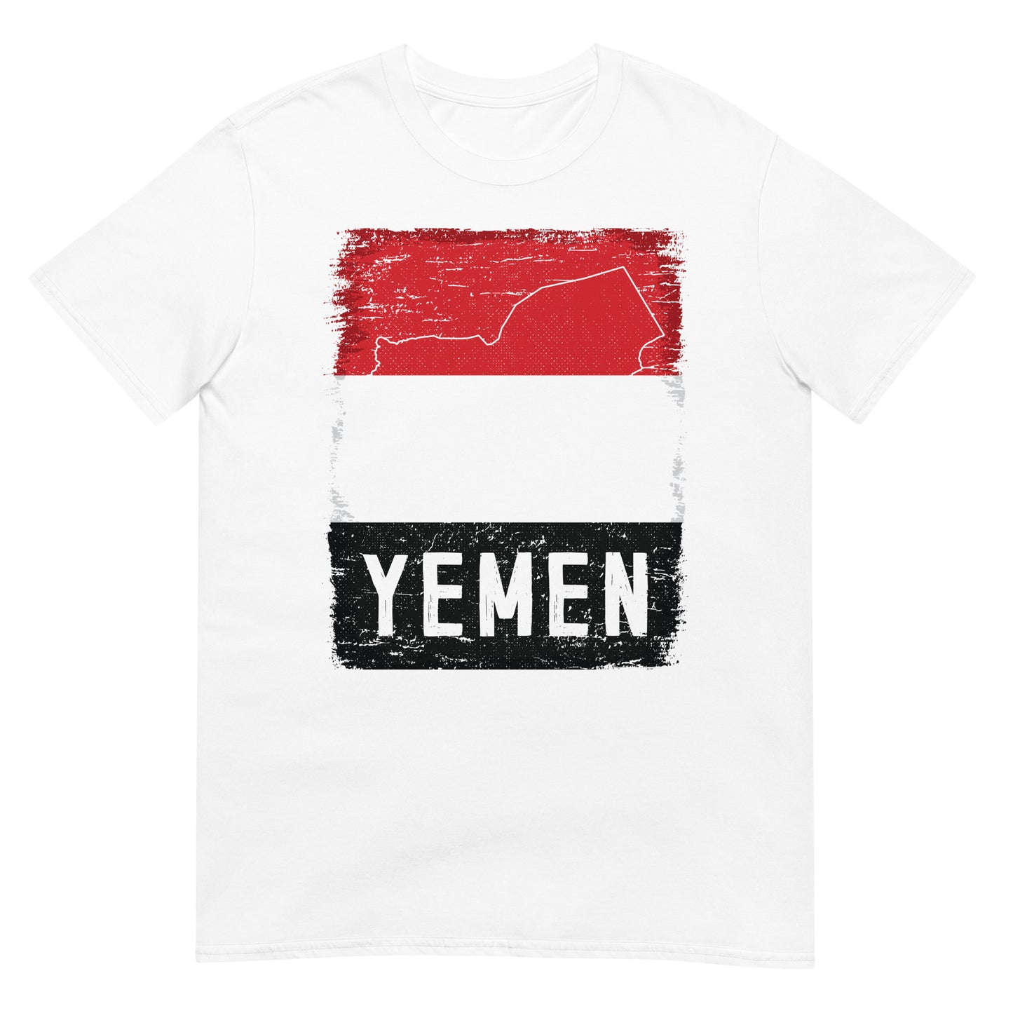 Drapeau et carte du Yémen T-shirt unisexe