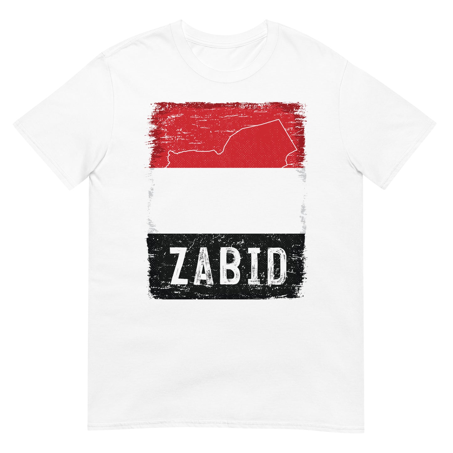 Drapeau et ville du Yémen - Zabid T-shirt unisexe