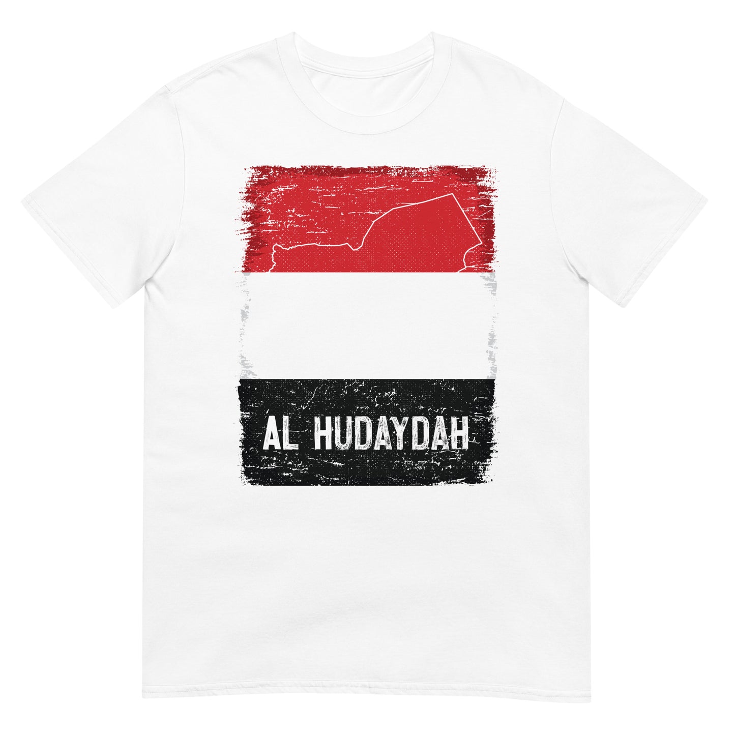 Drapeau et ville du Yémen - T-shirt unisexe Al Hudaydah