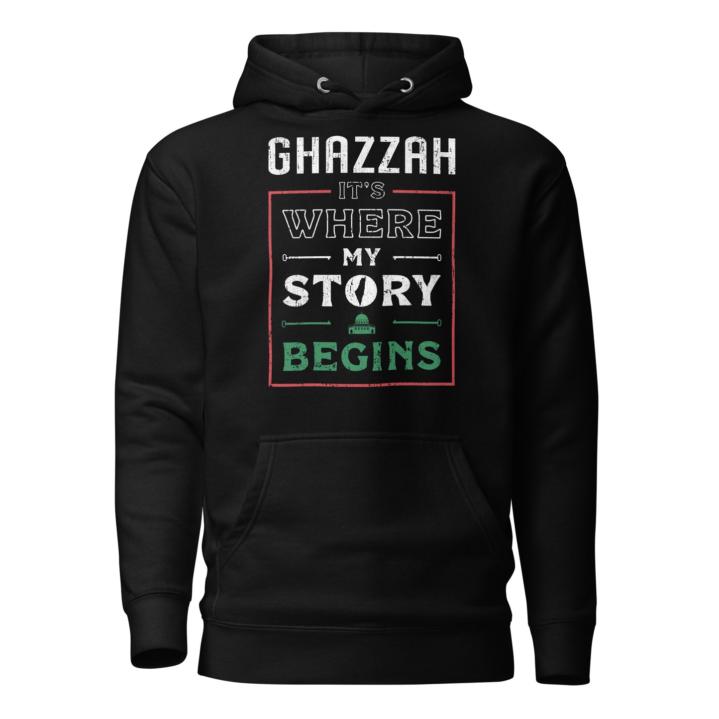 Ghazzah. C'est là que commence mon histoire - Sweat à capuche unisexe