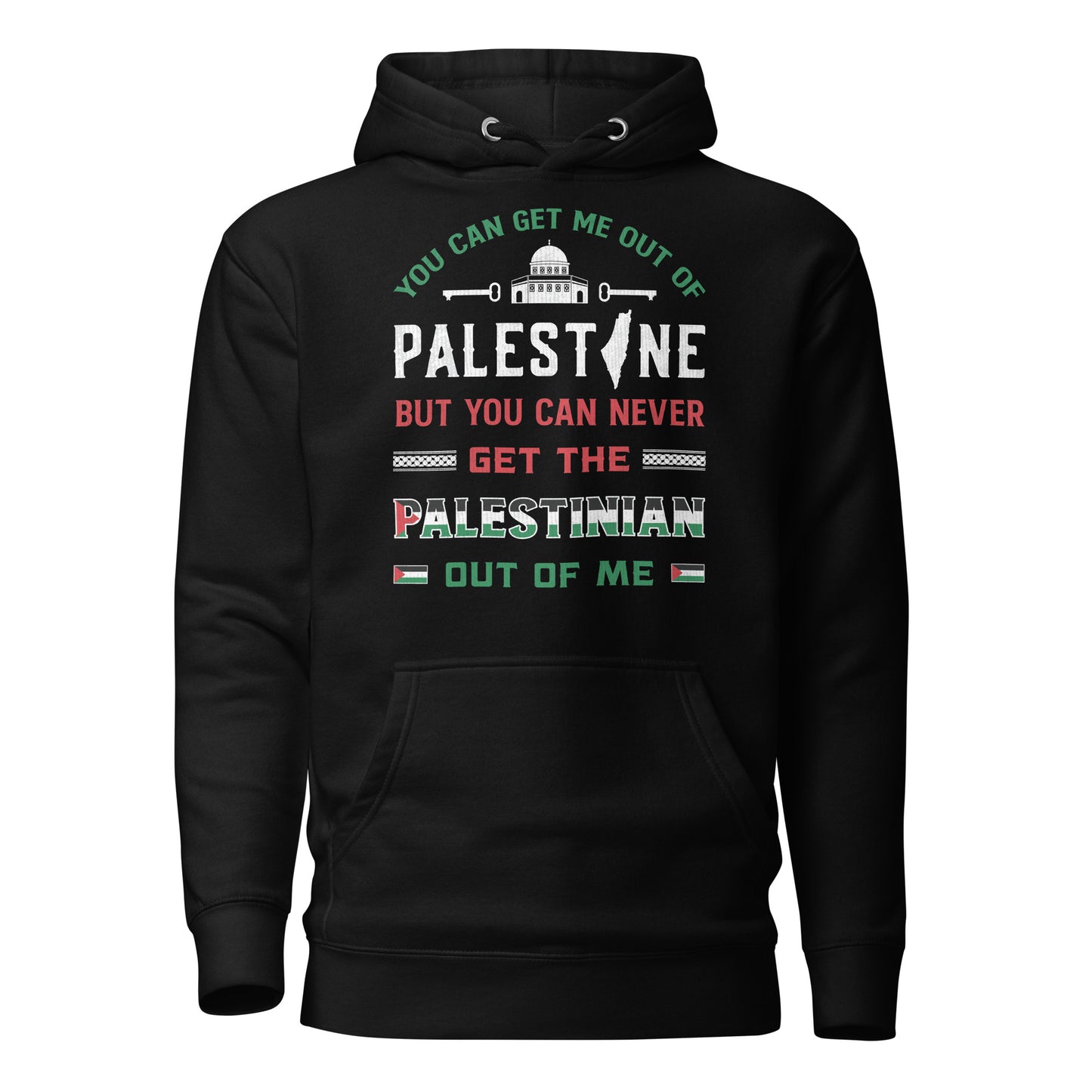 Palestinian Patriotic Quote Unisex Hoodie