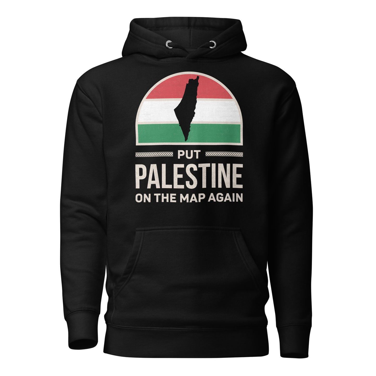 Put Palestine On The Map Again - Unisex Hoodie