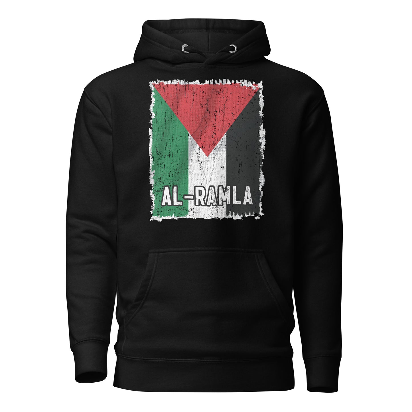 Drapeau et ville de Palestine - Sweat à capuche unisexe Al-Ramla