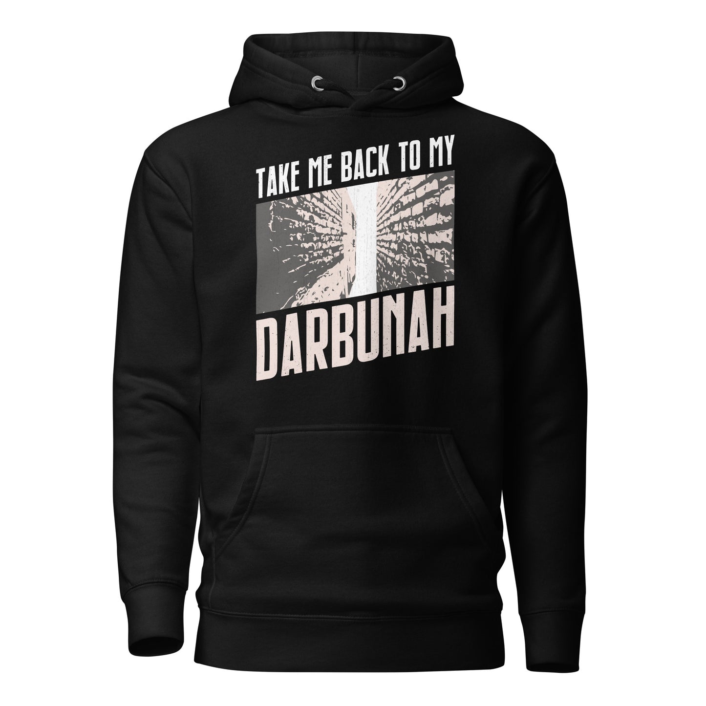 Bring mich zurück zu meinem Darbunah – Unisex-Hoodie mit irakischem Zitat