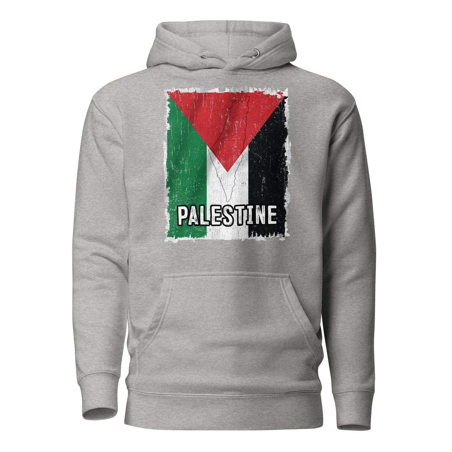 Sweat à capuche unisexe drapeau palestinien