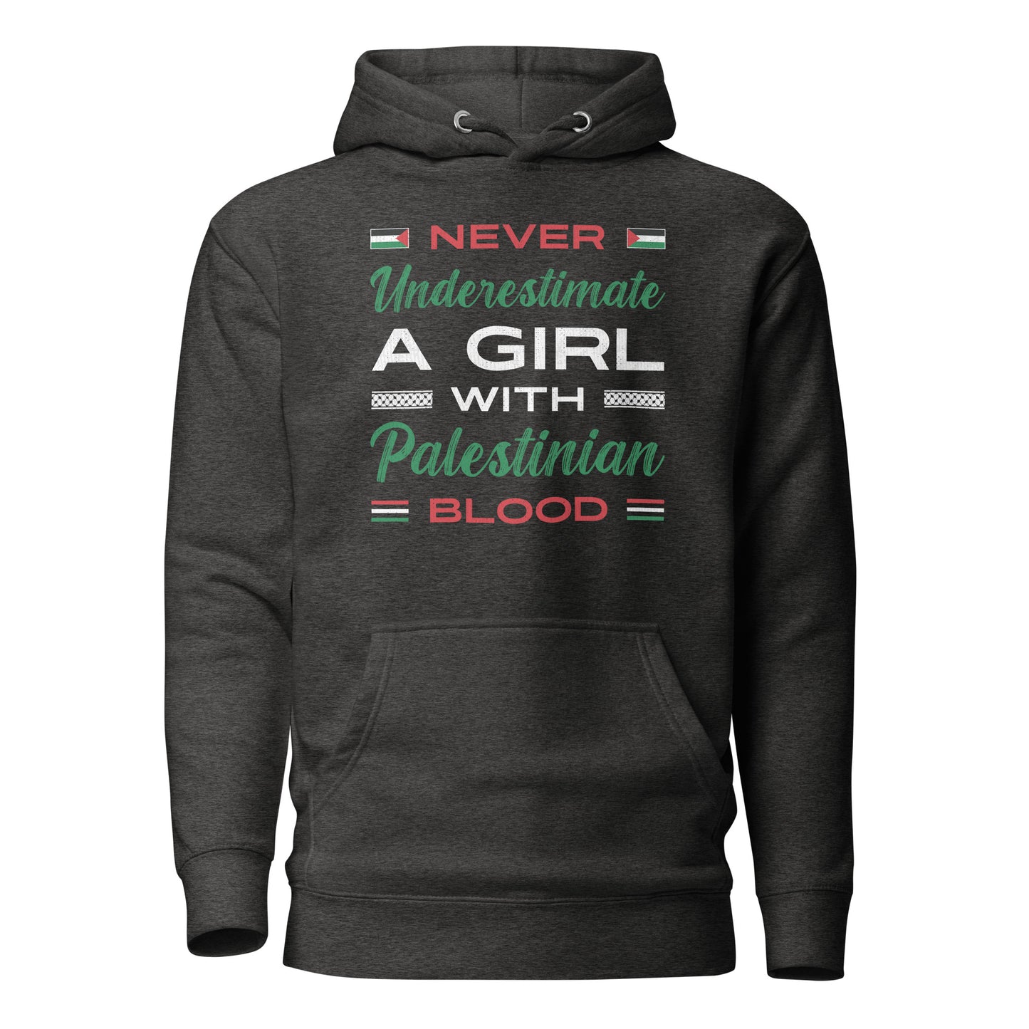 Palestinian Blooded Girl Quote Unisex Hoodie