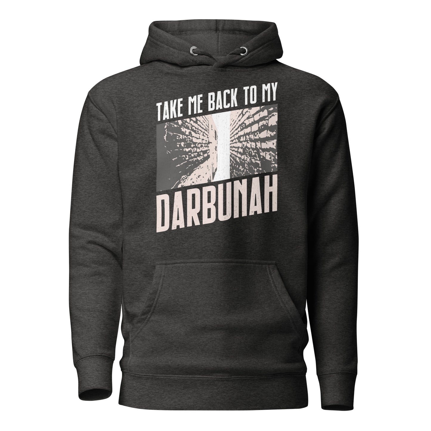 Bring mich zurück zu meinem Darbunah – Unisex-Hoodie mit irakischem Zitat