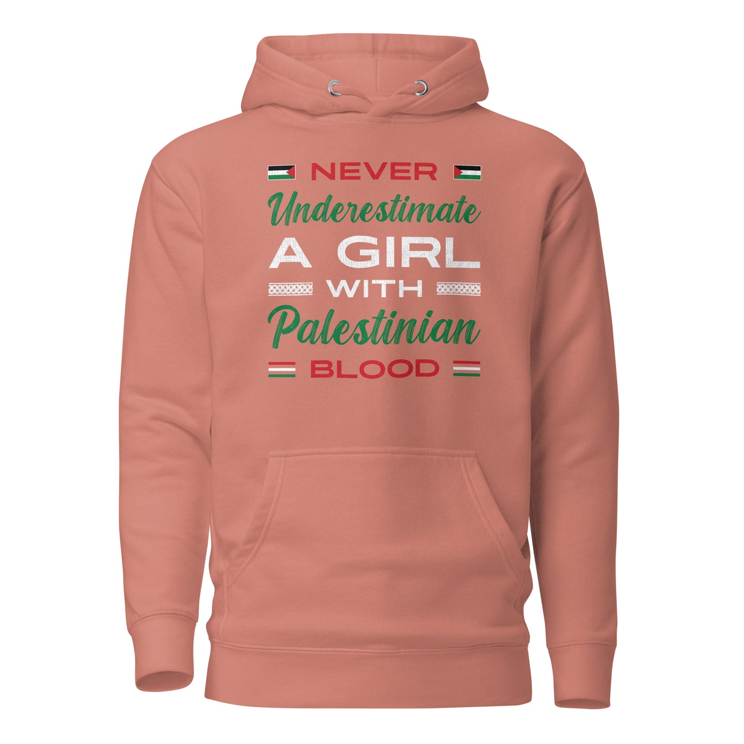 Palestinian Blooded Girl Quote Unisex Hoodie