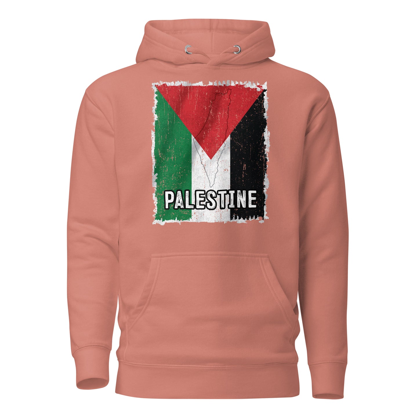 Sweat à capuche unisexe drapeau palestinien