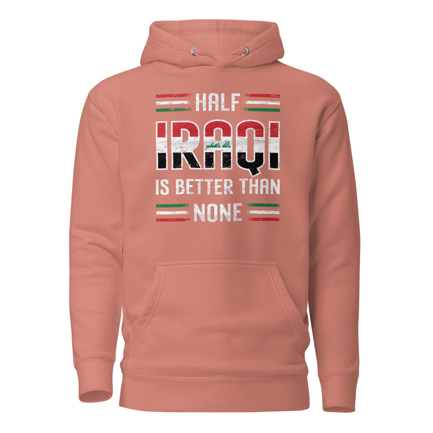 Halber Iraker ist besser als keiner - Unisex Kapuzenpullover