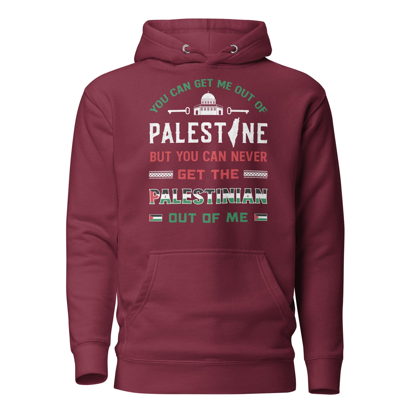 Palestinian Patriotic Quote Unisex Hoodie