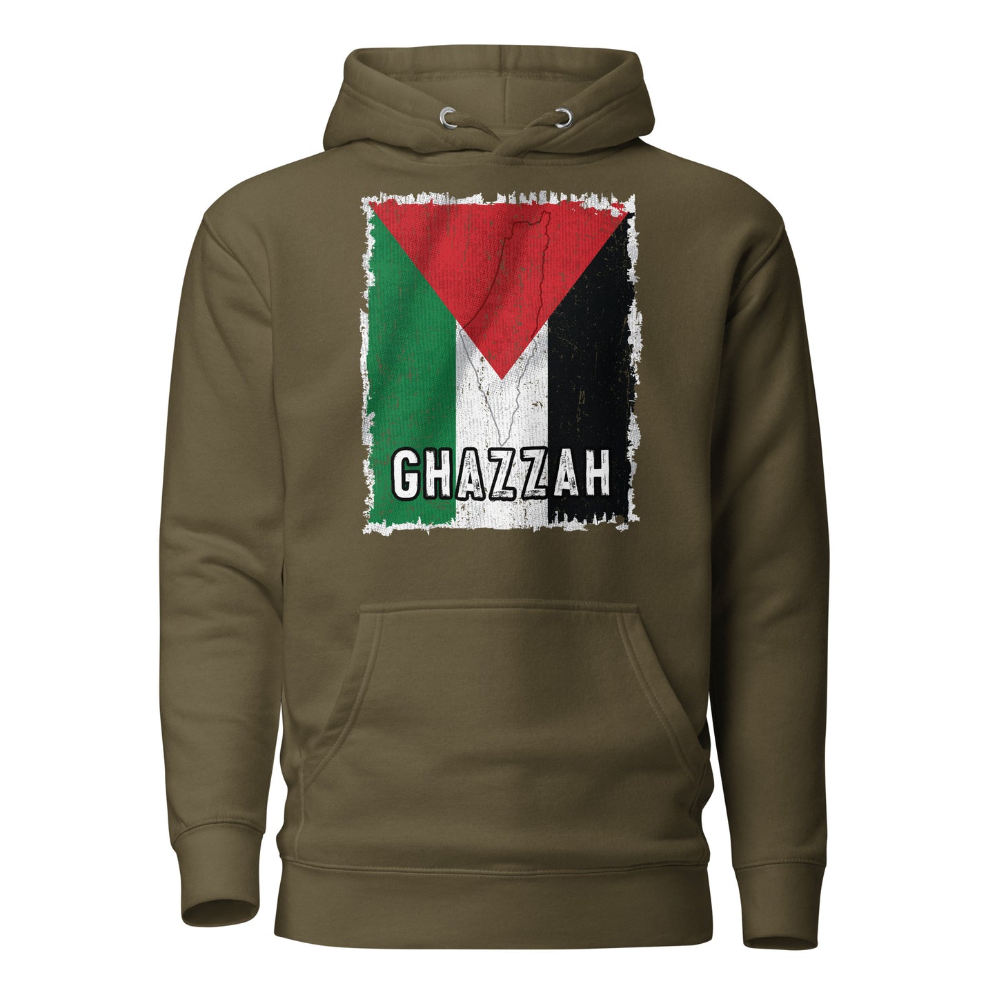 Palestine Flag & City - Ghazzah Unisex Hoodie