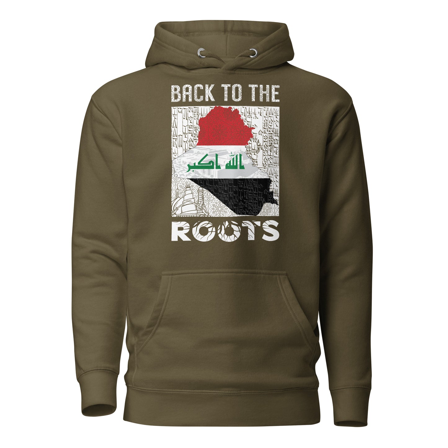 Zurück zu den Wurzeln - Irak V2c Unisex Hoodie