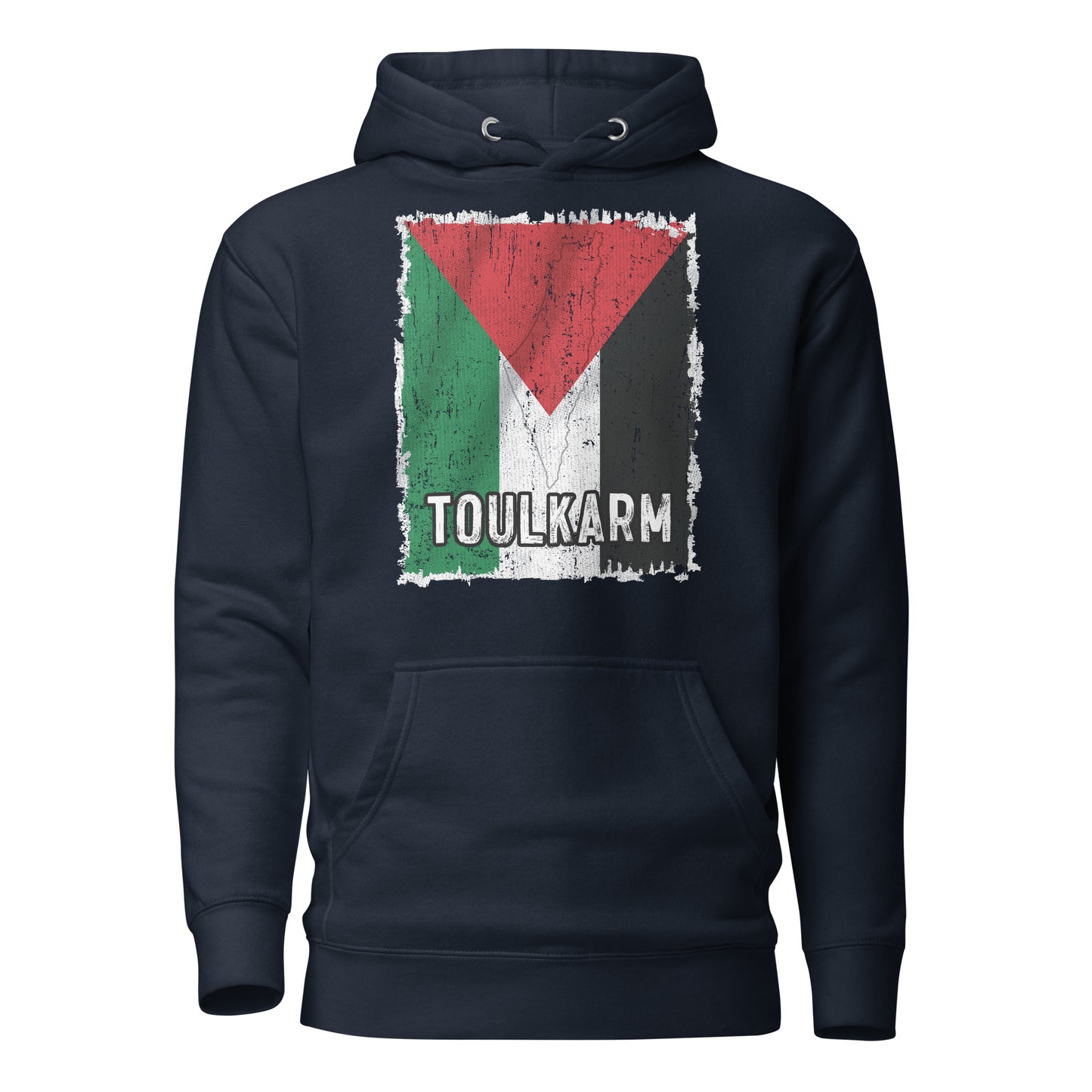 Palestine Flag & City - Toulkarm Unisex Hoodie