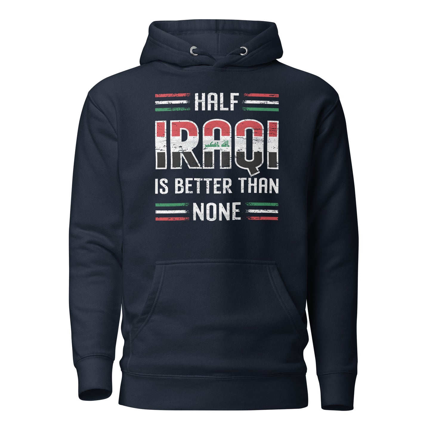 Halber Iraker ist besser als keiner - Unisex Kapuzenpullover