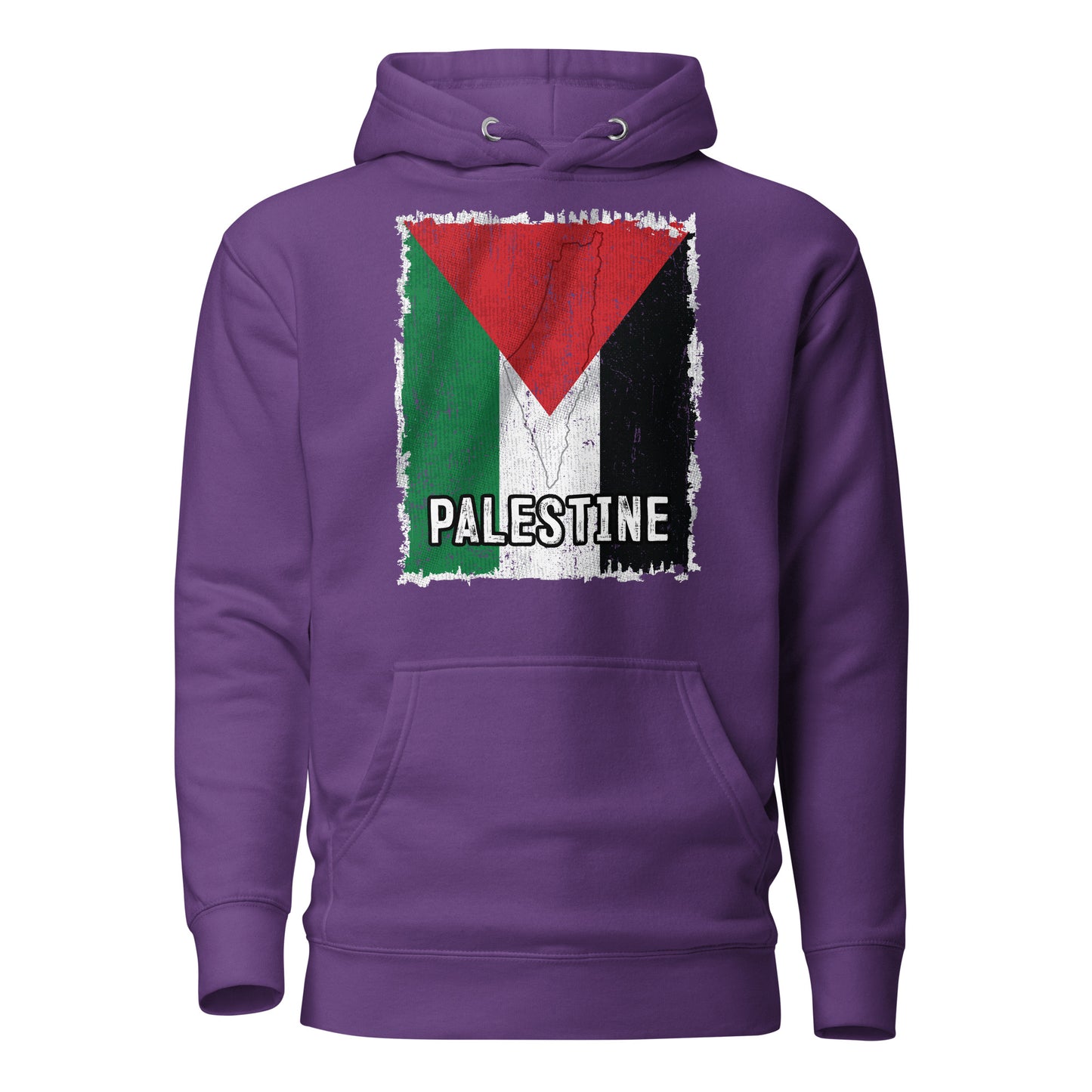 Sweat à capuche unisexe drapeau palestinien