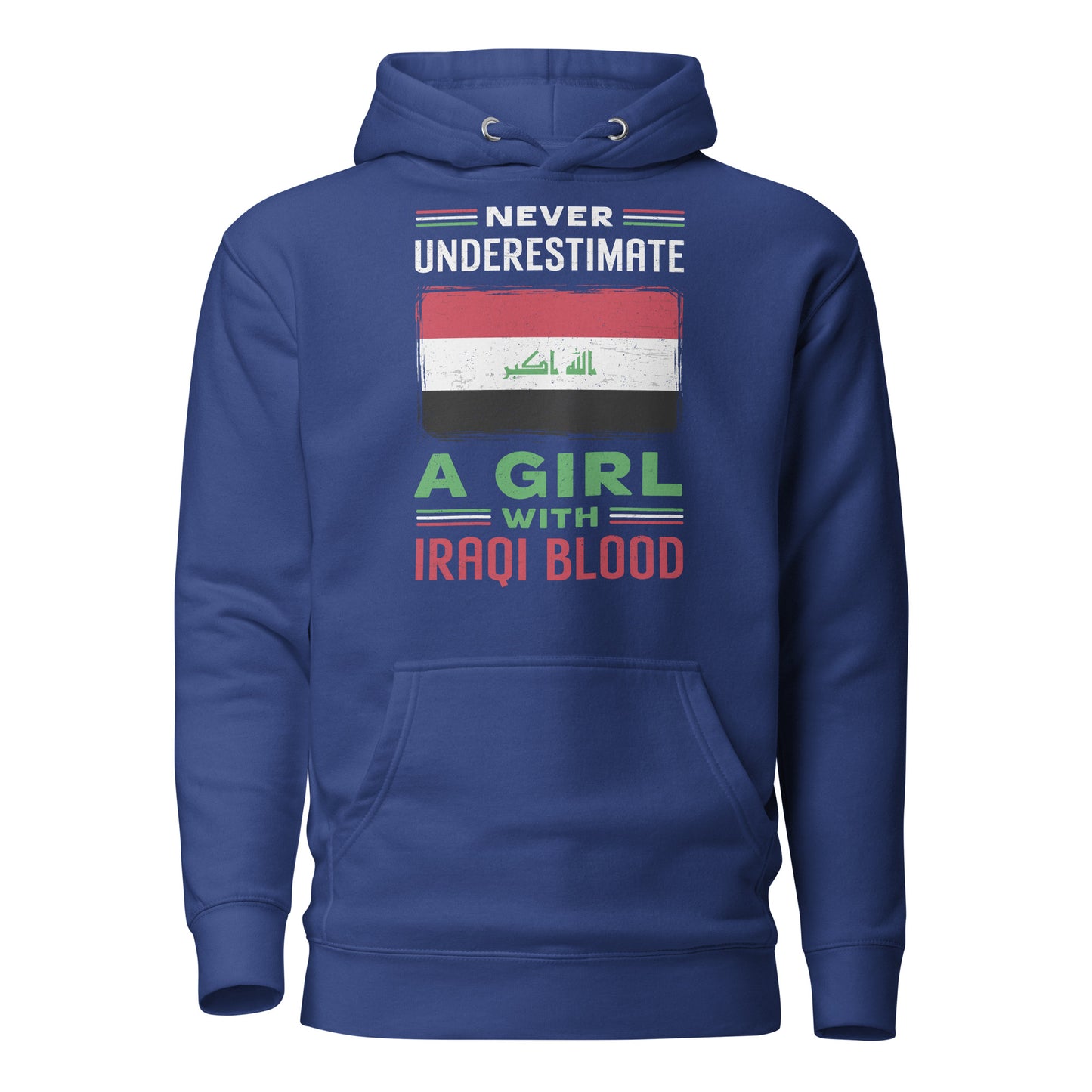 Iraqi Blooded Woman Quote Unisex Hoodie